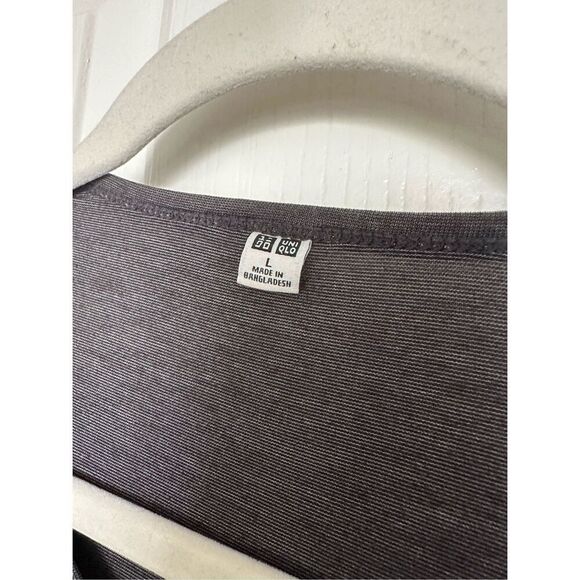Uniqlo heattech men’s gray crewneck T-shirt size large - Picture 2 of 10